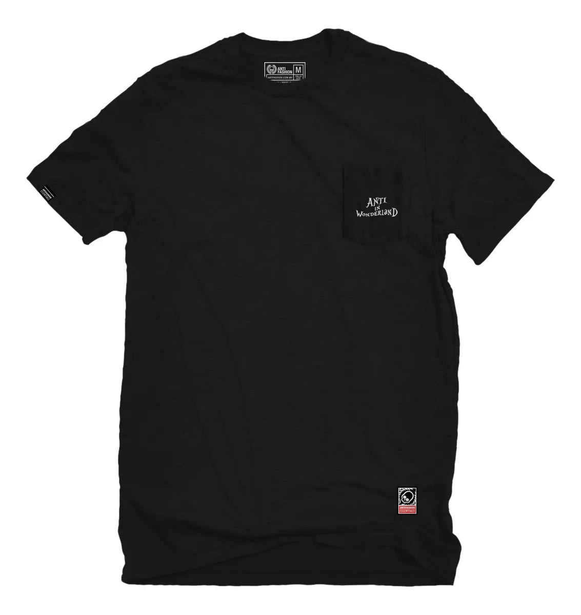Playera Negra Wonderland ANTIFASHION