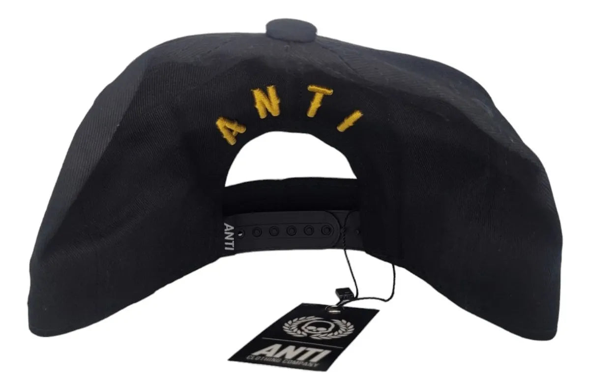 Gorra Negra Calavera Dorada ANTIFASHION