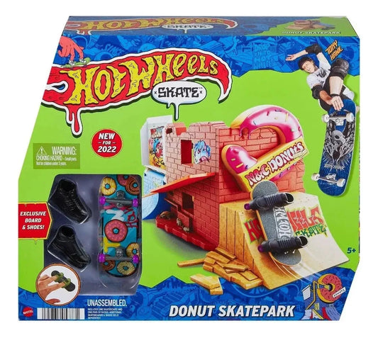 Set Skate Park Hot Wheels Finger Board Donut