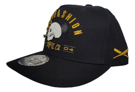 Gorra Negra Calavera Dorada ANTIFASHION