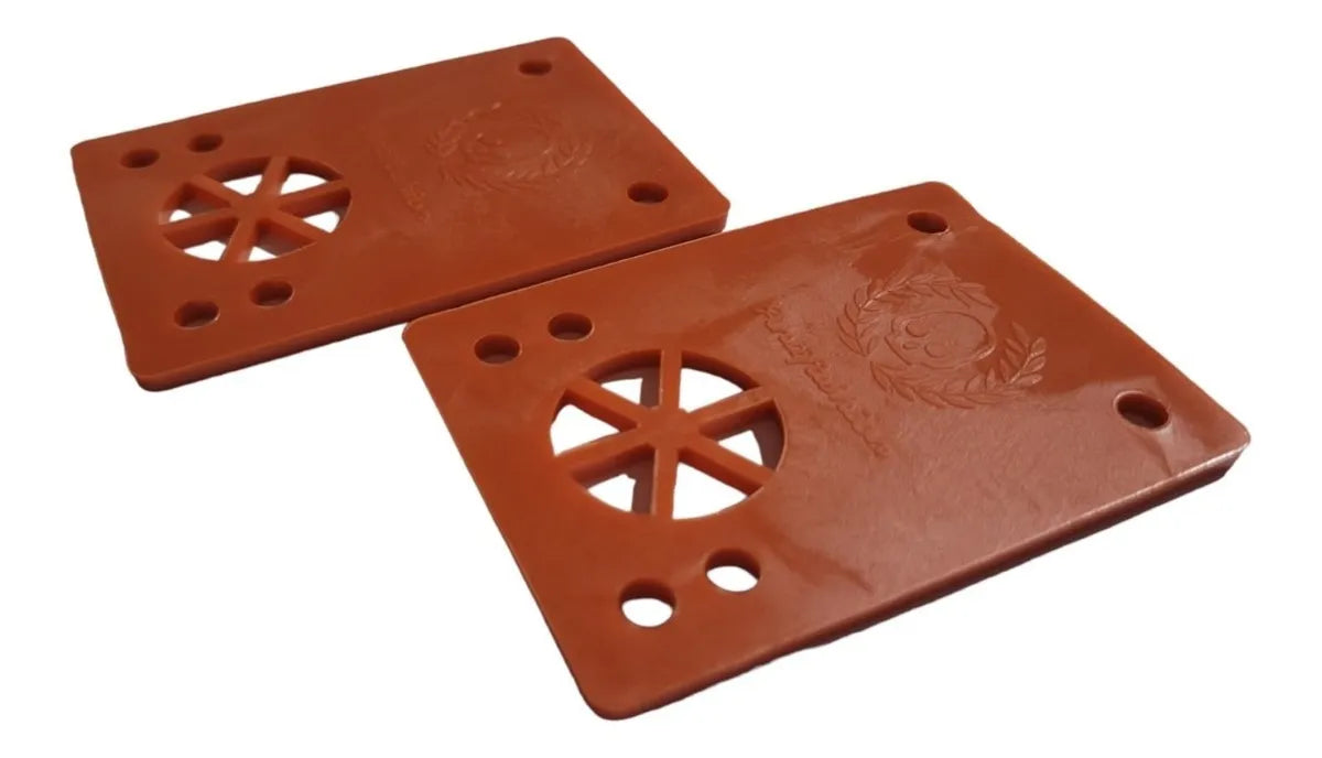 Elevadores Naranjas Para Skate 3mm ANTIFASHION