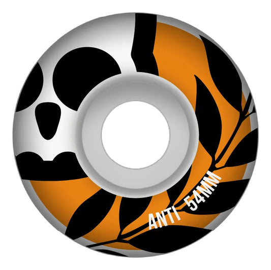 Set Ruedas Naranja Skate Conicas 54mm ANTIFASHION