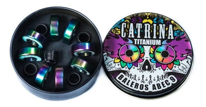 Set Baleros Titanio Abec 9 Skate CATRINA