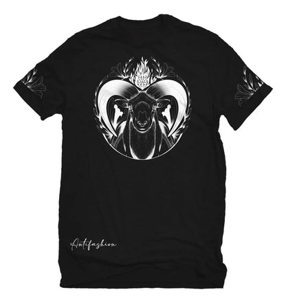 Playera Negra Cabra ANTIFASHION