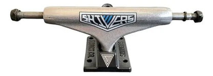 Trucks Plateados Negros Para Skate SHIVERS