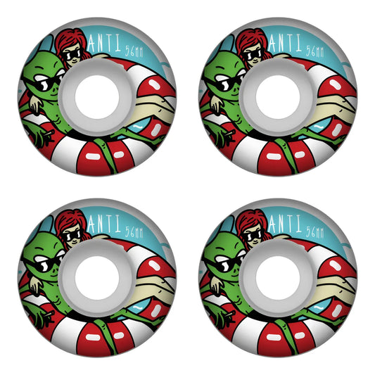 Set Ruedas Alien Skate Conicas 56mm ANTIFASHION