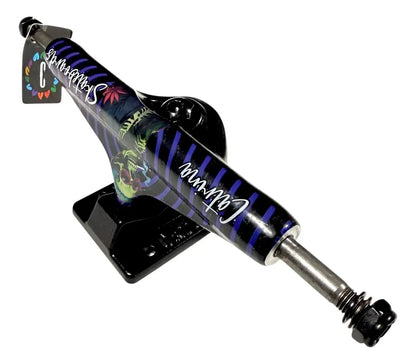 Trucks Azul Esqueleto 8.5" Para Skate CATRINA