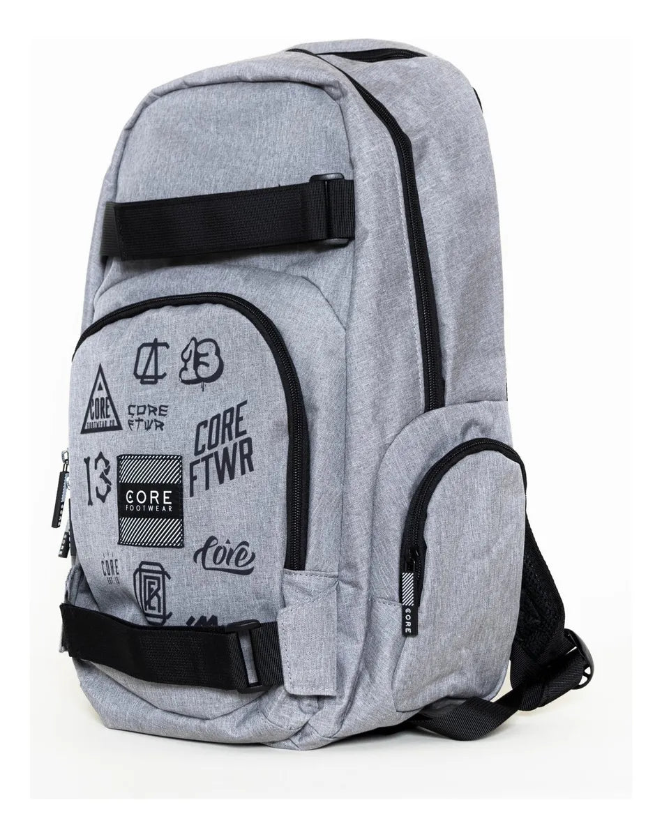 Mochila Skate Gris Graffiti CORE