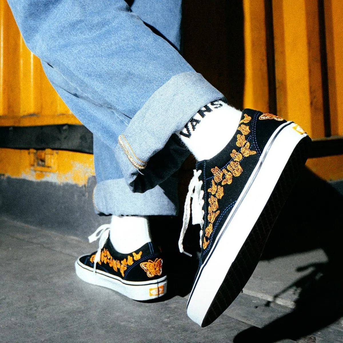 Tenis Dia De Muertos Mariposa Monarca VANS