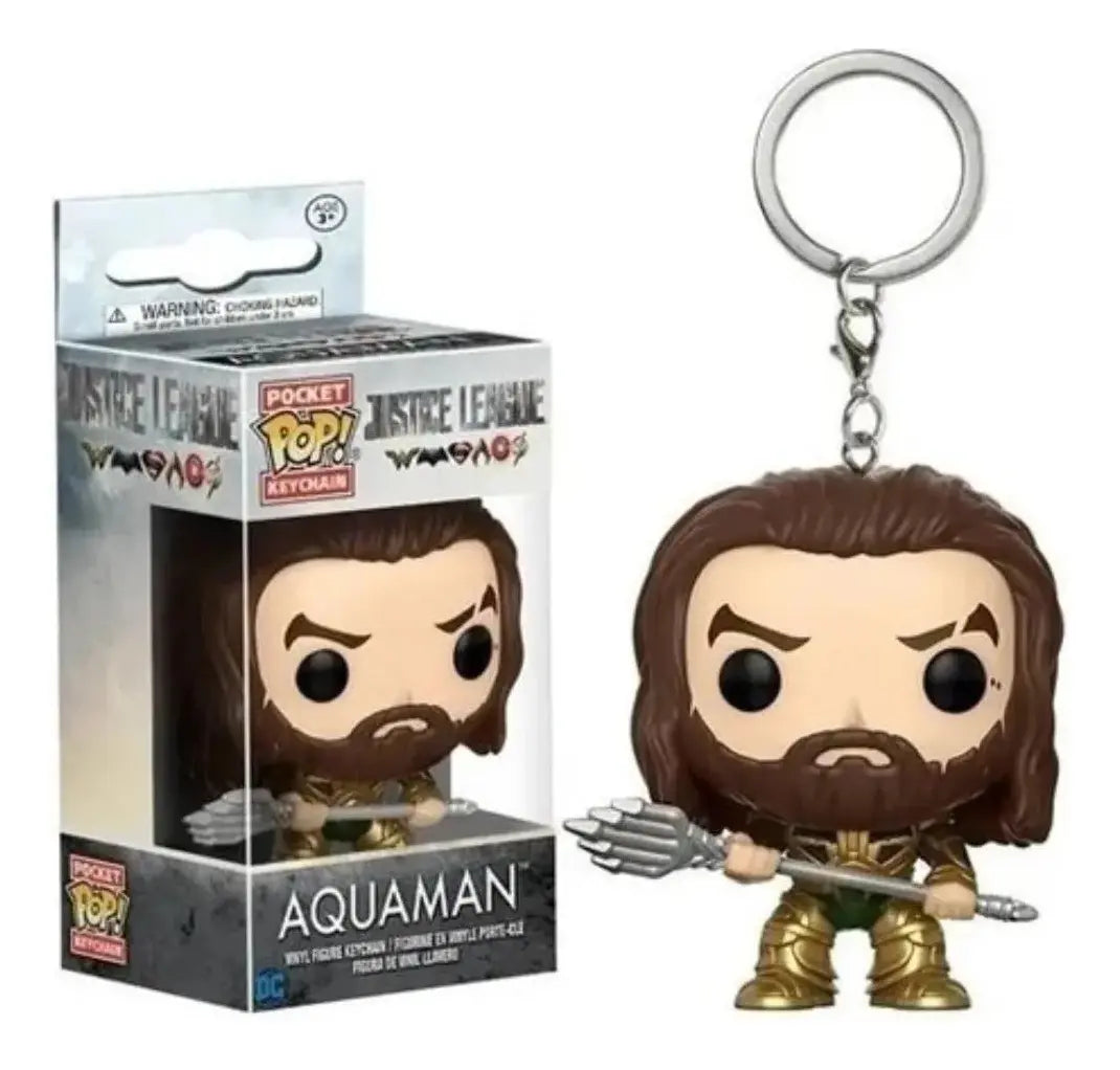Llavero Aquaman Pocket Pop Keychain