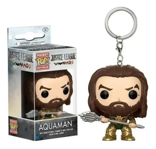 Llavero Aquaman Pocket Pop Keychain