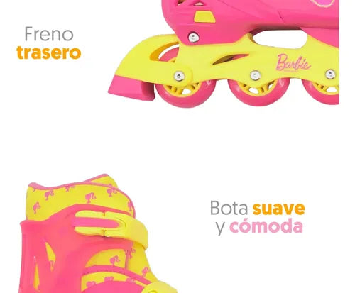Patines Barbie Línea Ajustables 19-22