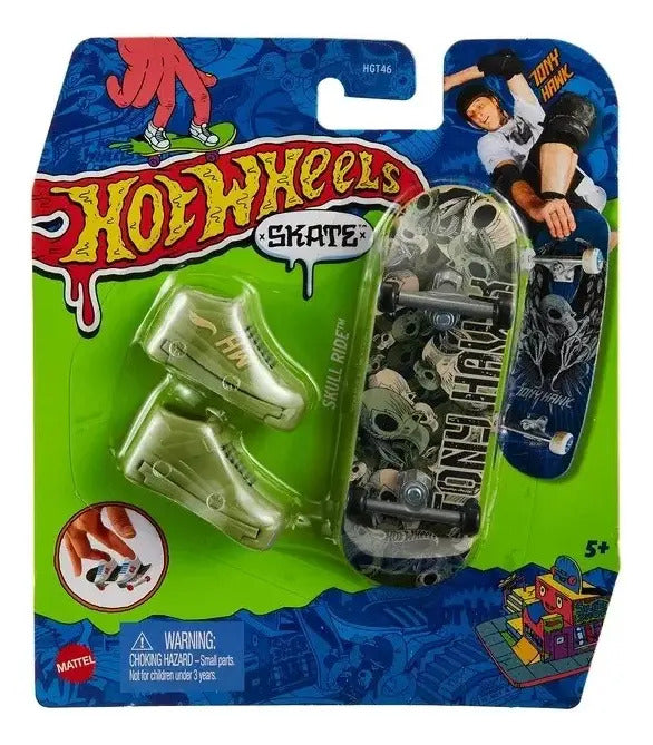 Patineta Para Dedos Con Tenis Finger Board HOT WHEELS