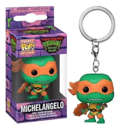 Llavero Michelangelo Pocket Pop Keychain