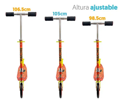 Patín Apache Scooter Sport Plegable Altura Ajustable APACHE