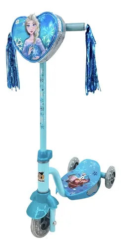 Scooter Patín Elsa Con Luz Led Disney FROZEN