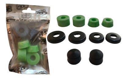 Set Gomas Verdes, Cazuelas Y Pivotes Para Trucks CATRINA