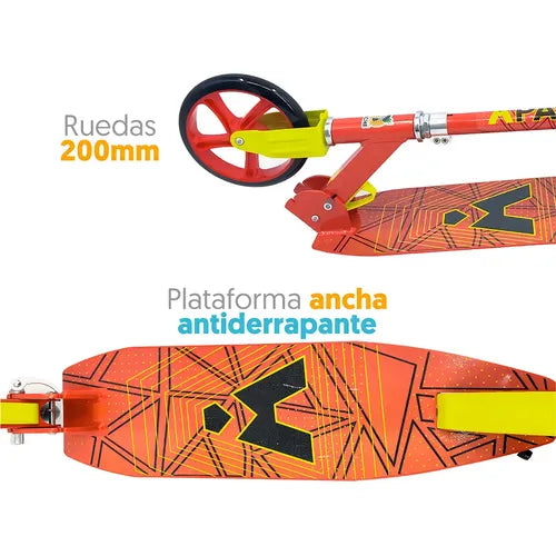 Patín Apache Scooter Sport Plegable Altura Ajustable APACHE