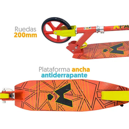 Patín Apache Scooter Sport Plegable Altura Ajustable APACHE
