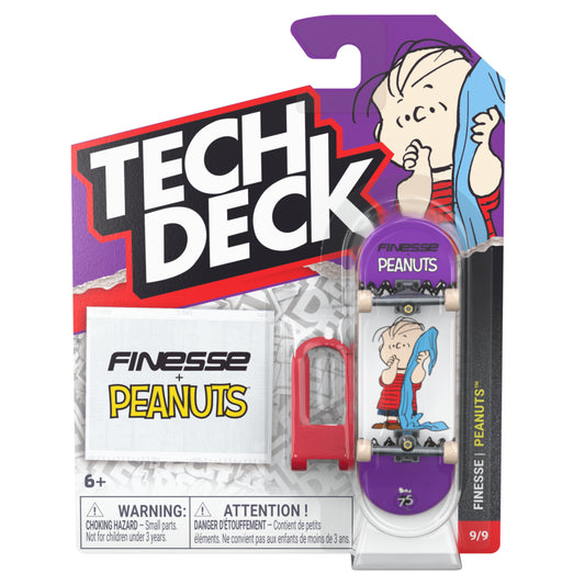 Finger Board Finesse Peanuts Linus Patineta Para Dedos TECH DECK