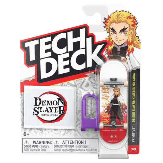 Finger Board Primitive Demon Slayer Rengoku Patineta Para Dedos TECH DECK