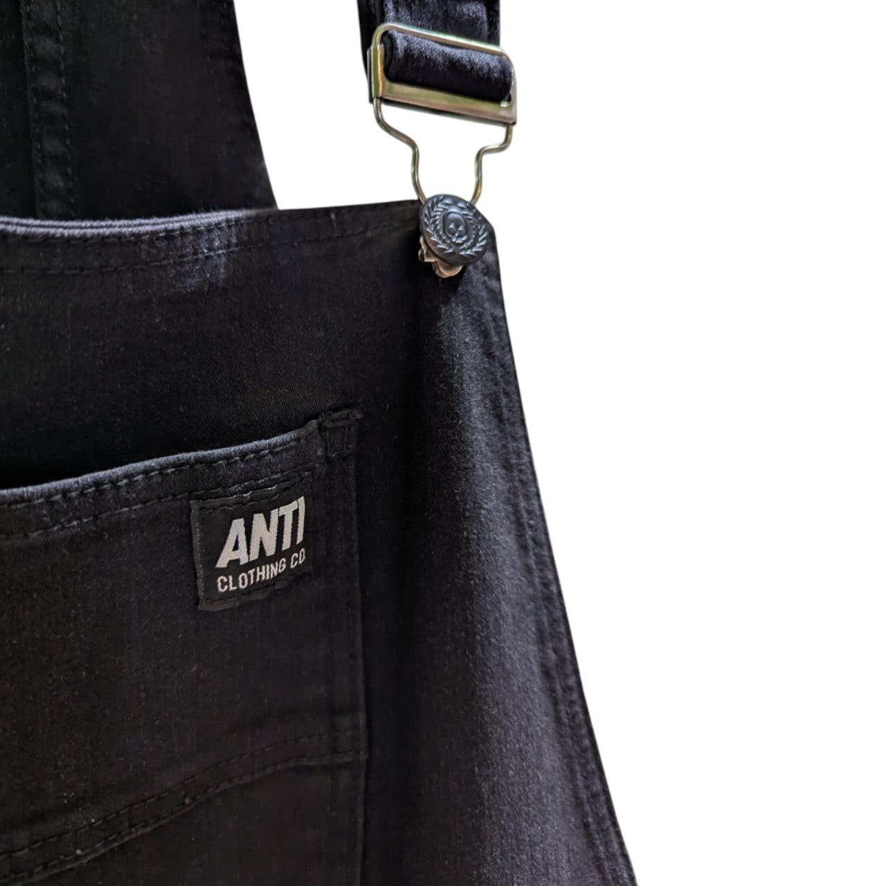 Overol Mezclilla Black Antifashion