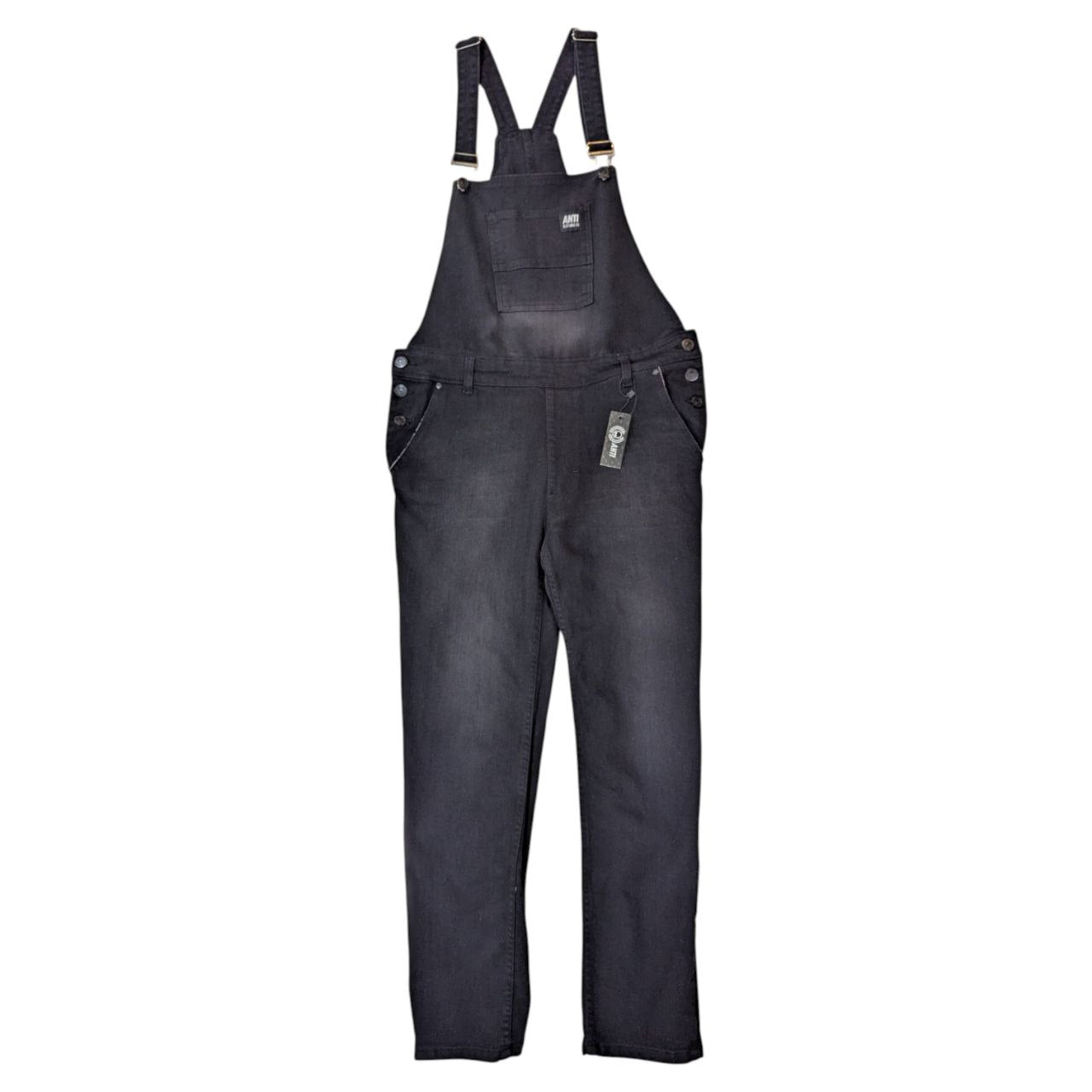 Overol Mezclilla Black Antifashion