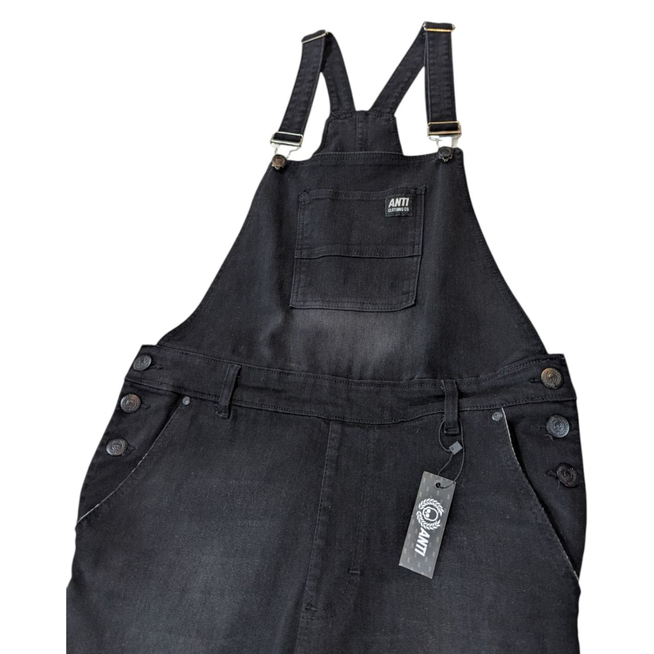 Overol Mezclilla Black Antifashion