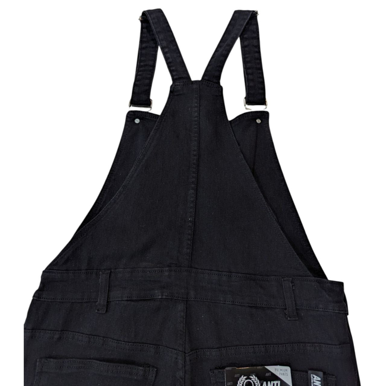 Overol Mezclilla Black Antifashion
