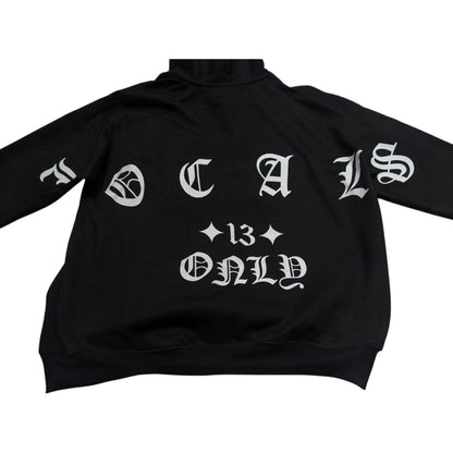 Hoodie Negra Locals 13 CORE