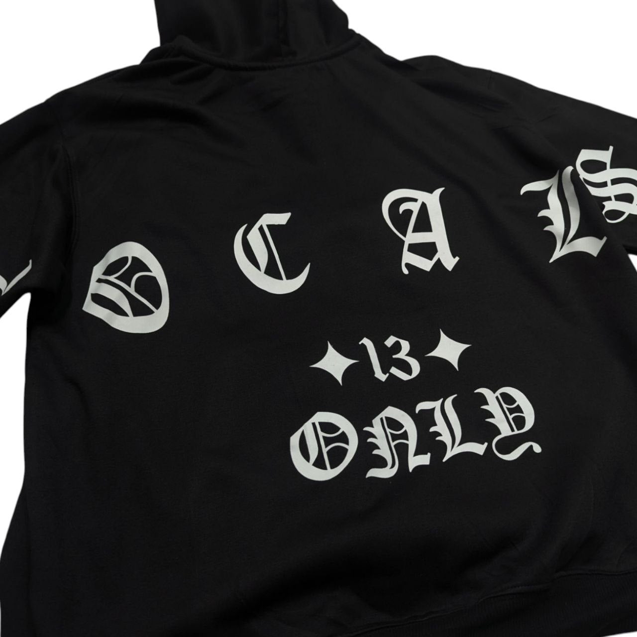Hoodie Negra Locals 13 CORE