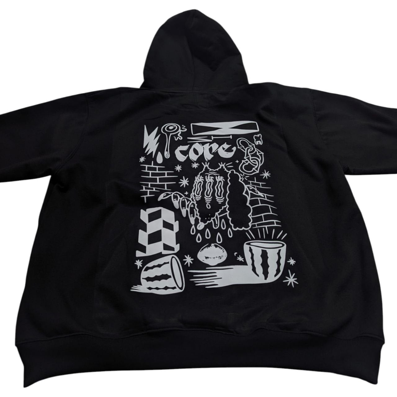 Hoodie Negra Garbesh CORE