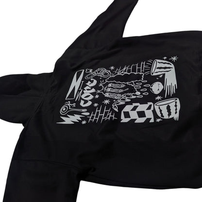 Hoodie Negra Garbesh CORE