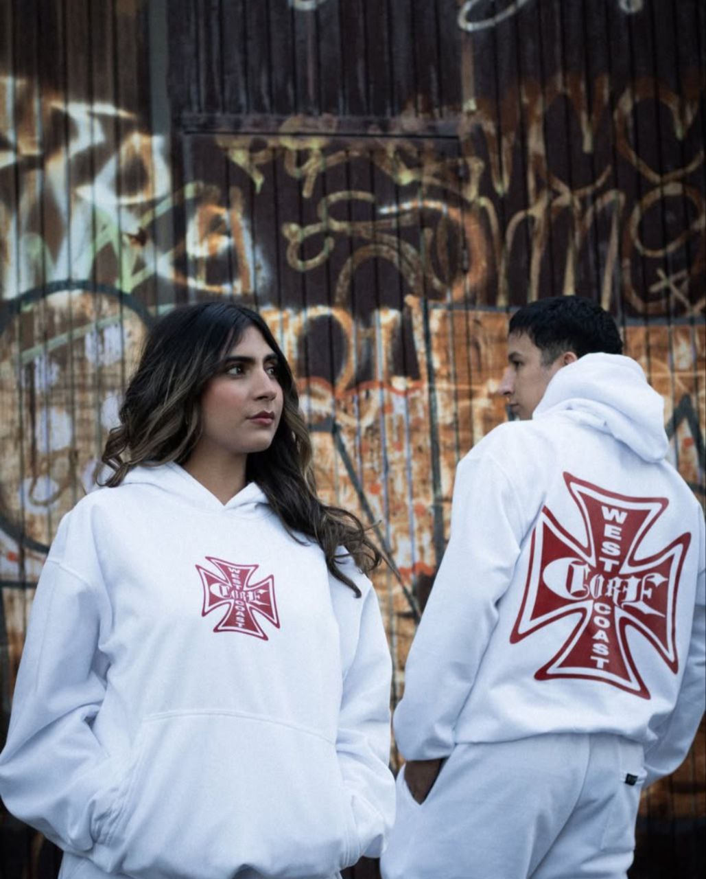 Hoodie Blanca West Coast CORE
