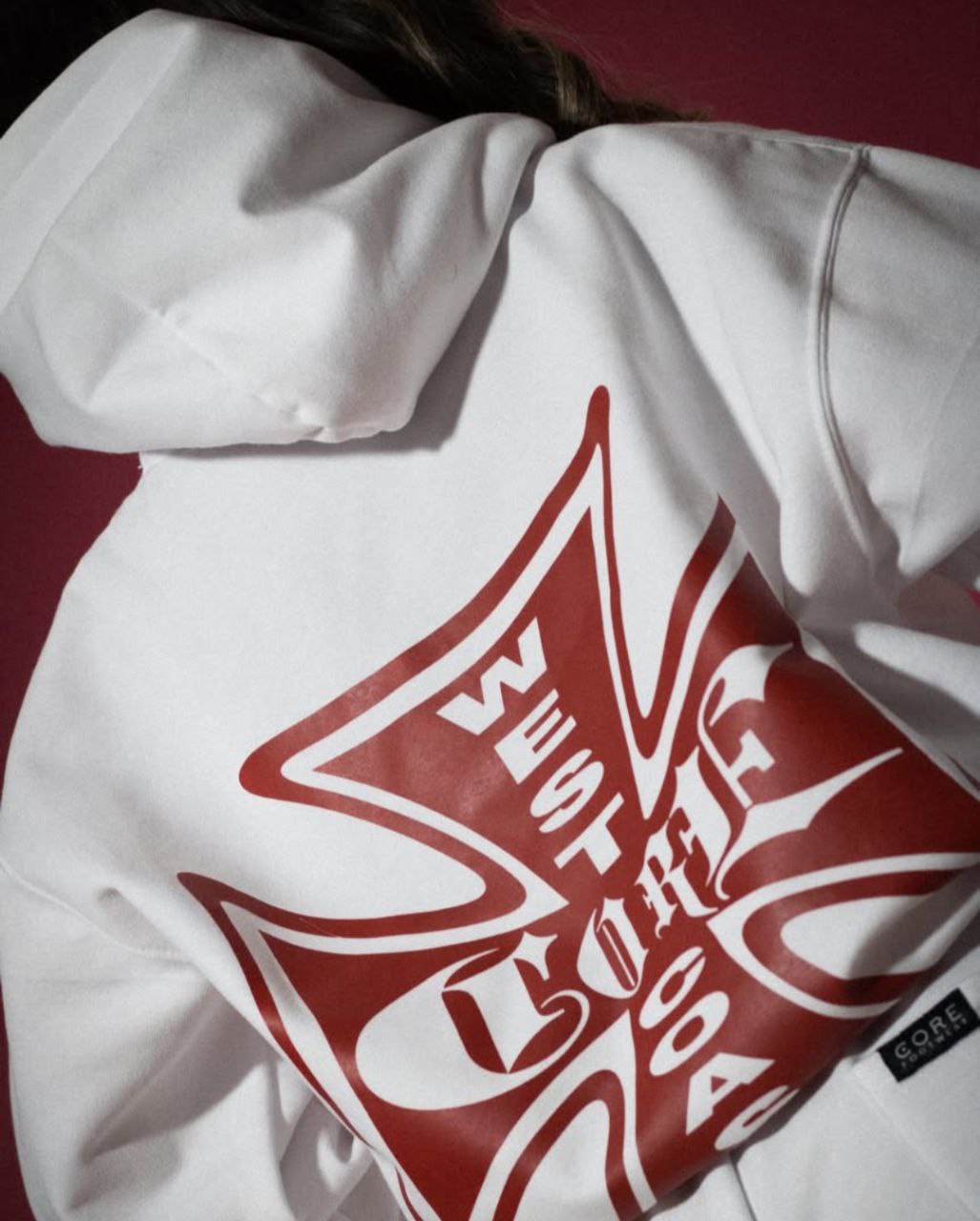 Hoodie Blanca West Coast CORE