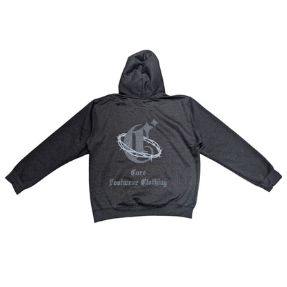 Hoodie Gris Corona De Espinas CORE