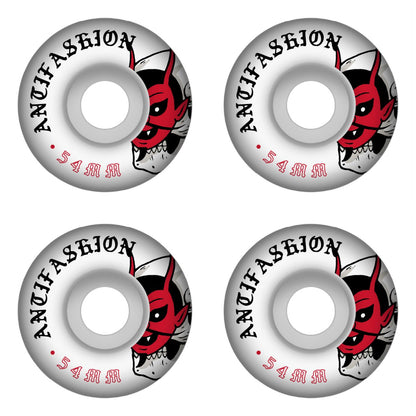 Set Ruedas Diablo Skate Conicas 54mm ANTIFASHION