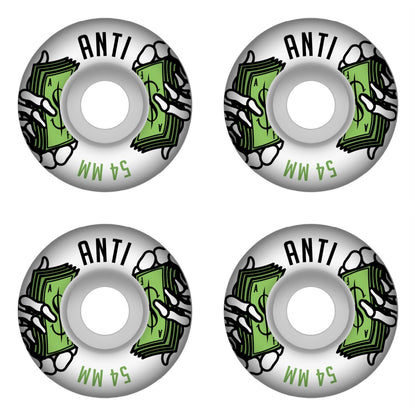 Set Ruedas Money Skate Conicas 54mm ANTIFASHION