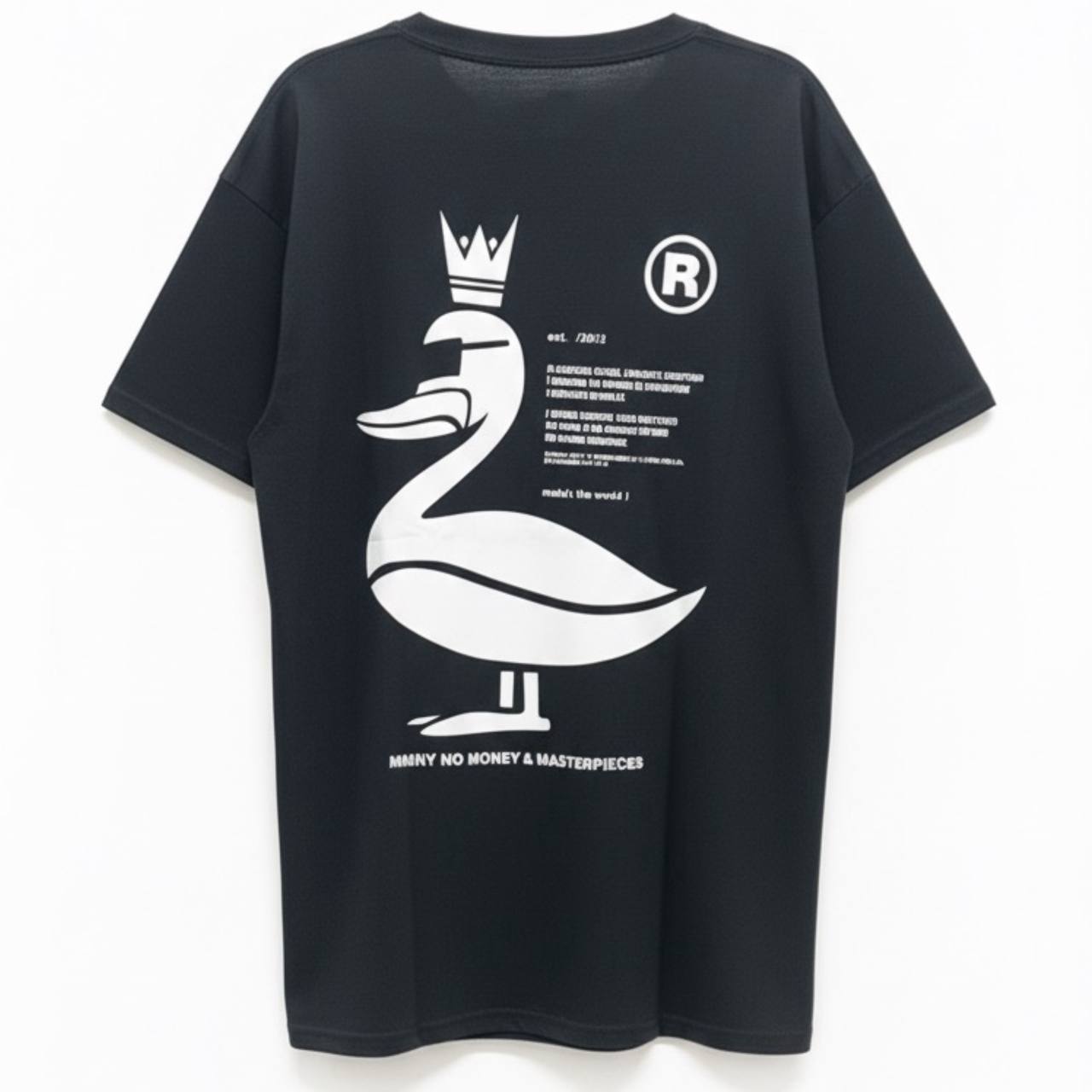 Playera Negra Duck MOMONEY