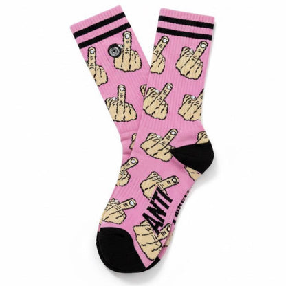 Calcetas Rosas Dedo De Compresión ANTIFASHION