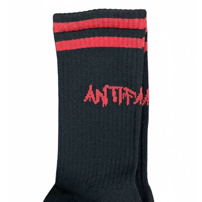 Calcetas Rayas Rojas De Compresión ANTIFASHION