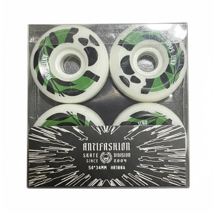 Set Ruedas Verdes Skate Conicas 56mm ANTIFASHION