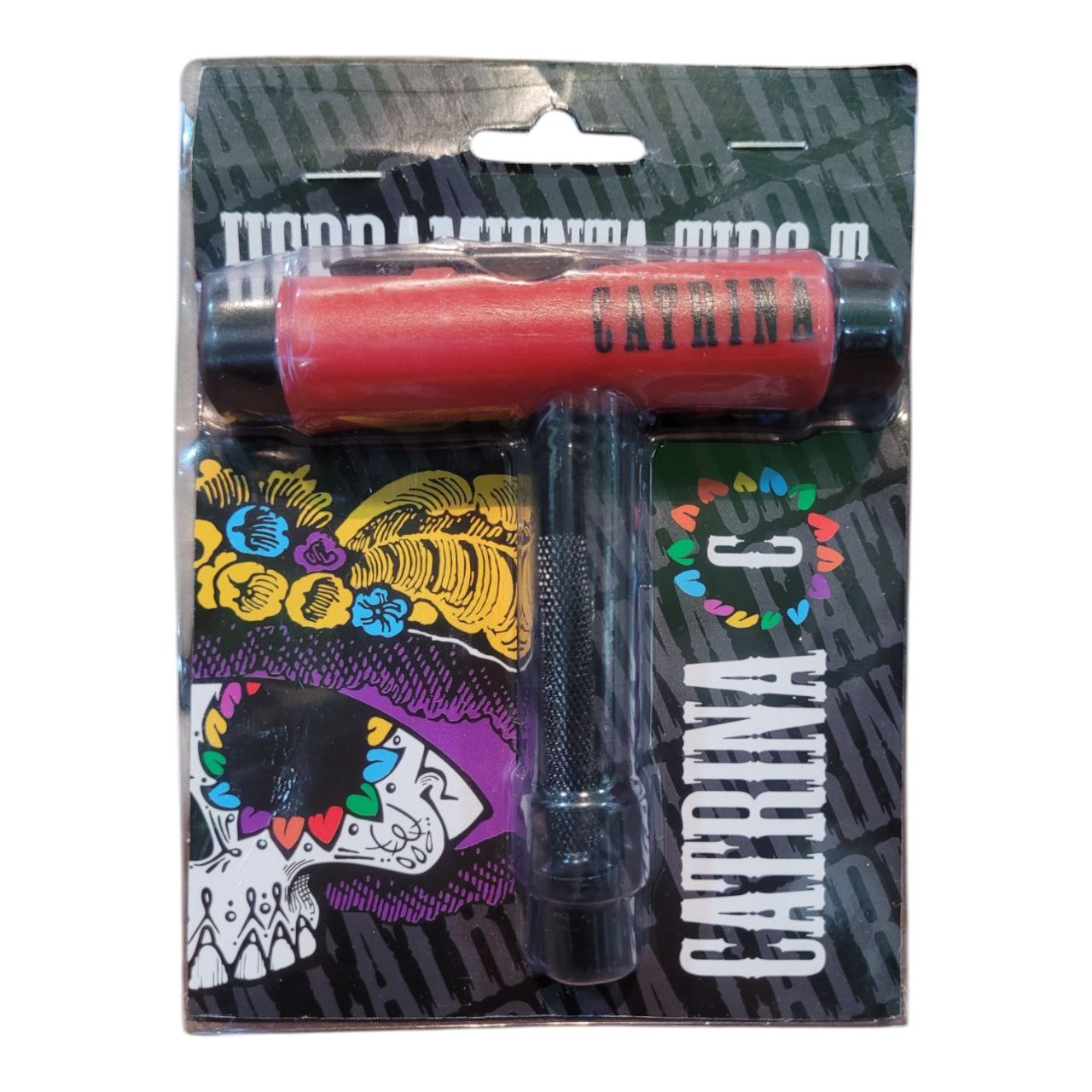 Llave T Roja Con Lima Herramienta Skate CATRINA