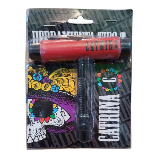 Llave T Roja Con Lima Herramienta Skate CATRINA