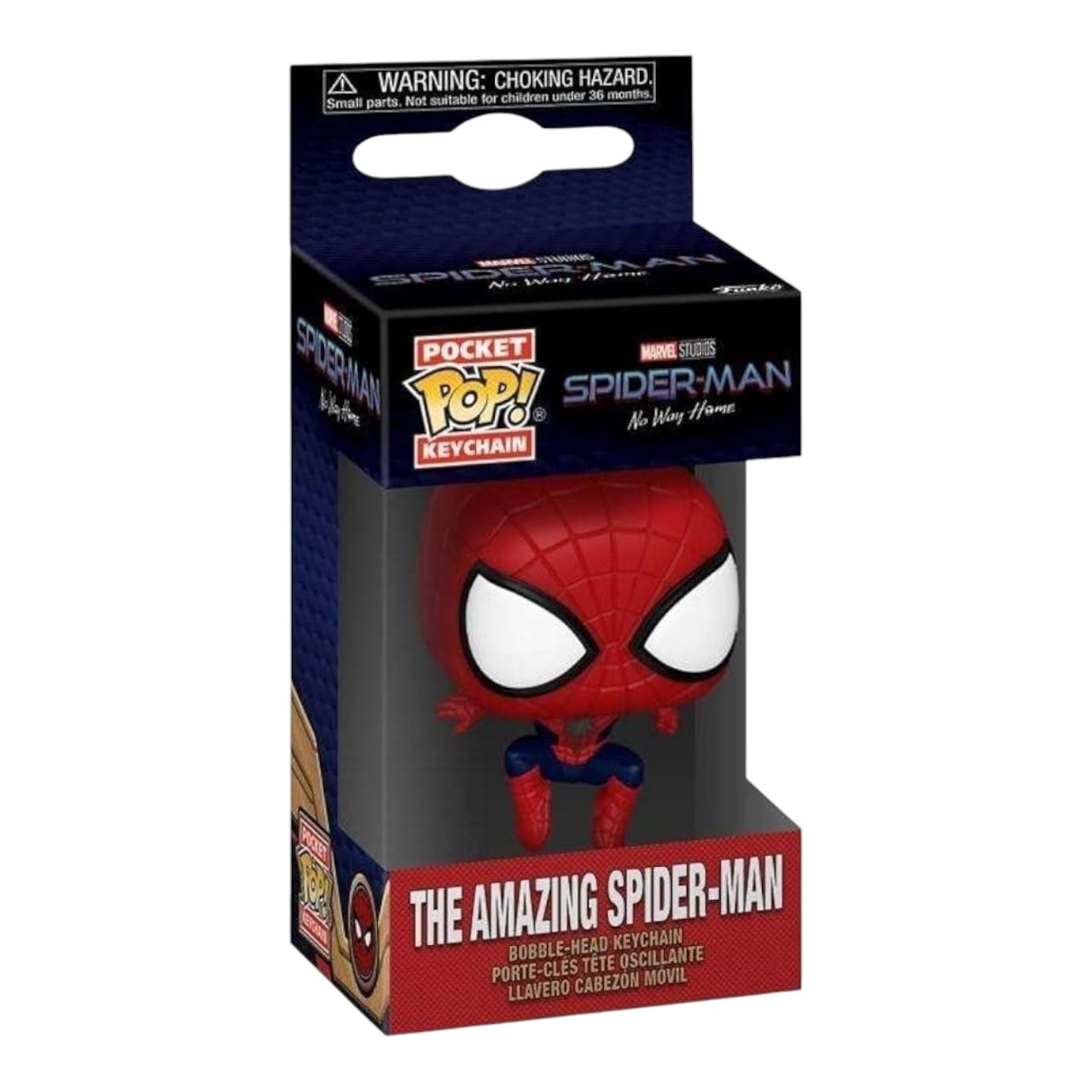 Llavero Spiderman Salto Pocket Pop Keychain