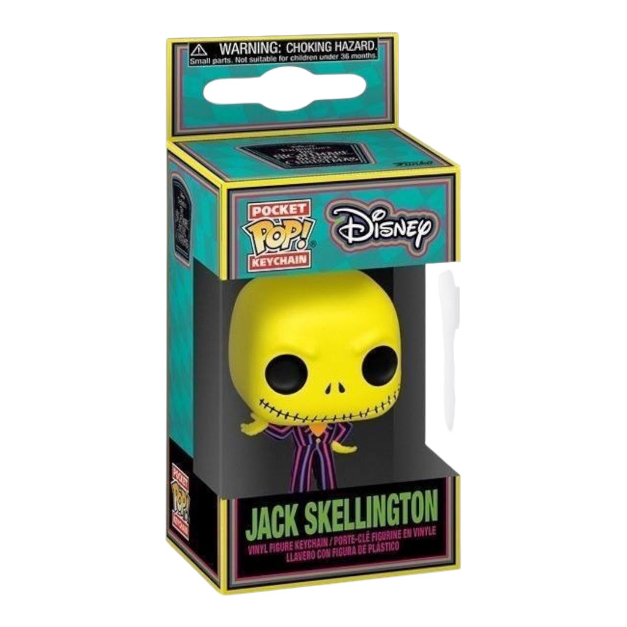 Llavero Jack Squellington Amarillo Pocket Pop Keychain