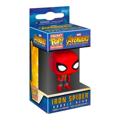 Llavero Iron Spiderman Pocket Pop Keychain