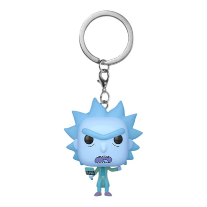 Llavero Rick Holograma Pocket Pop Keychain