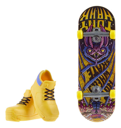 Patineta Para Dedos Con Tenis Tony Hawk Amarillo Finger Board HOT WHEELS (Copia)