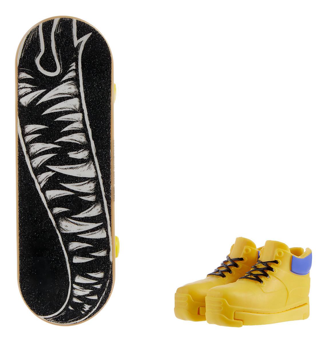 Patineta Para Dedos Con Tenis Tony Hawk Amarillo Finger Board HOT WHEELS (Copia)
